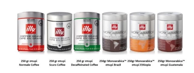 Ανακαλούνται συσκευασίες καφέ Illy